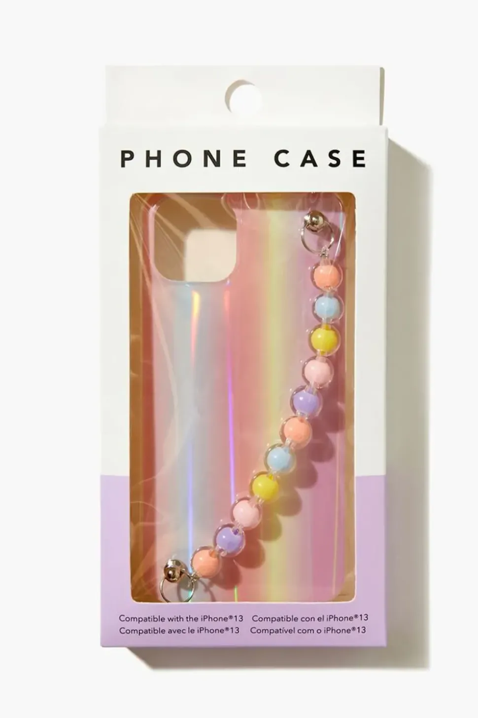 Iridescent Beaded Case For Iphone 13