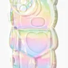 Iridescent Bubble Bear Case For Iphone 12