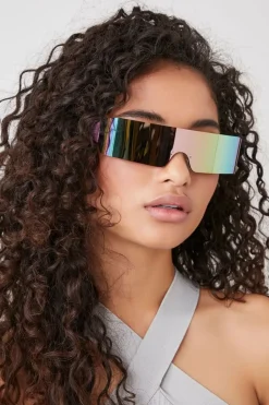 Iridescent Shield Sunglasses