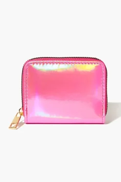 Iridescent Zip Wallet