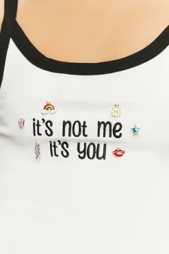 It's Not Me Charm Tank Top