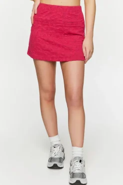 Jacquard A-Line Mini Skirt