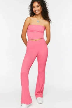 Jacquard Cropped Tube Top
