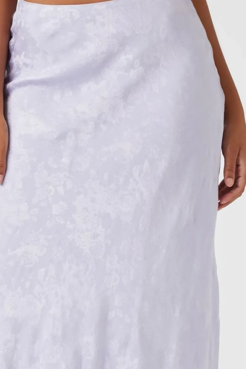 Jacquard Satin Maxi Skirt