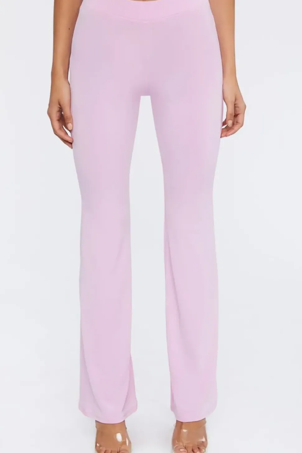 Jersey Knit High-Rise Pants