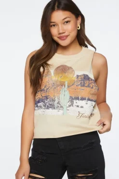 Joshua Tree Graphic Muscle Tee