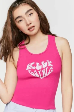 Keep Going Graphic Tank Top