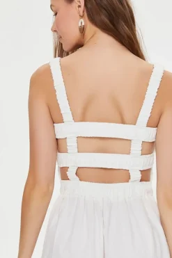 Kendall + Kylie Caged Midi Dress