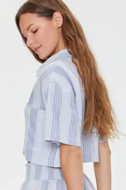Kendall + Kylie Linen-Blend Shirt