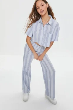 Kendall + Kylie Linen-Blend Shirt