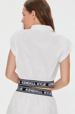 Kendall + Kylie Poplin Shirt