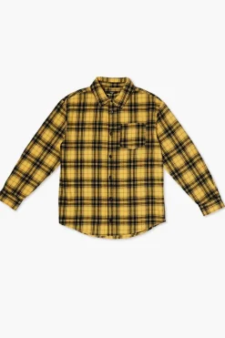 Kids Cotton Plaid Shirt (Girls + Boys)