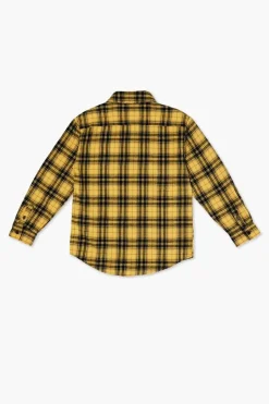 Kids Cotton Plaid Shirt (Girls + Boys)