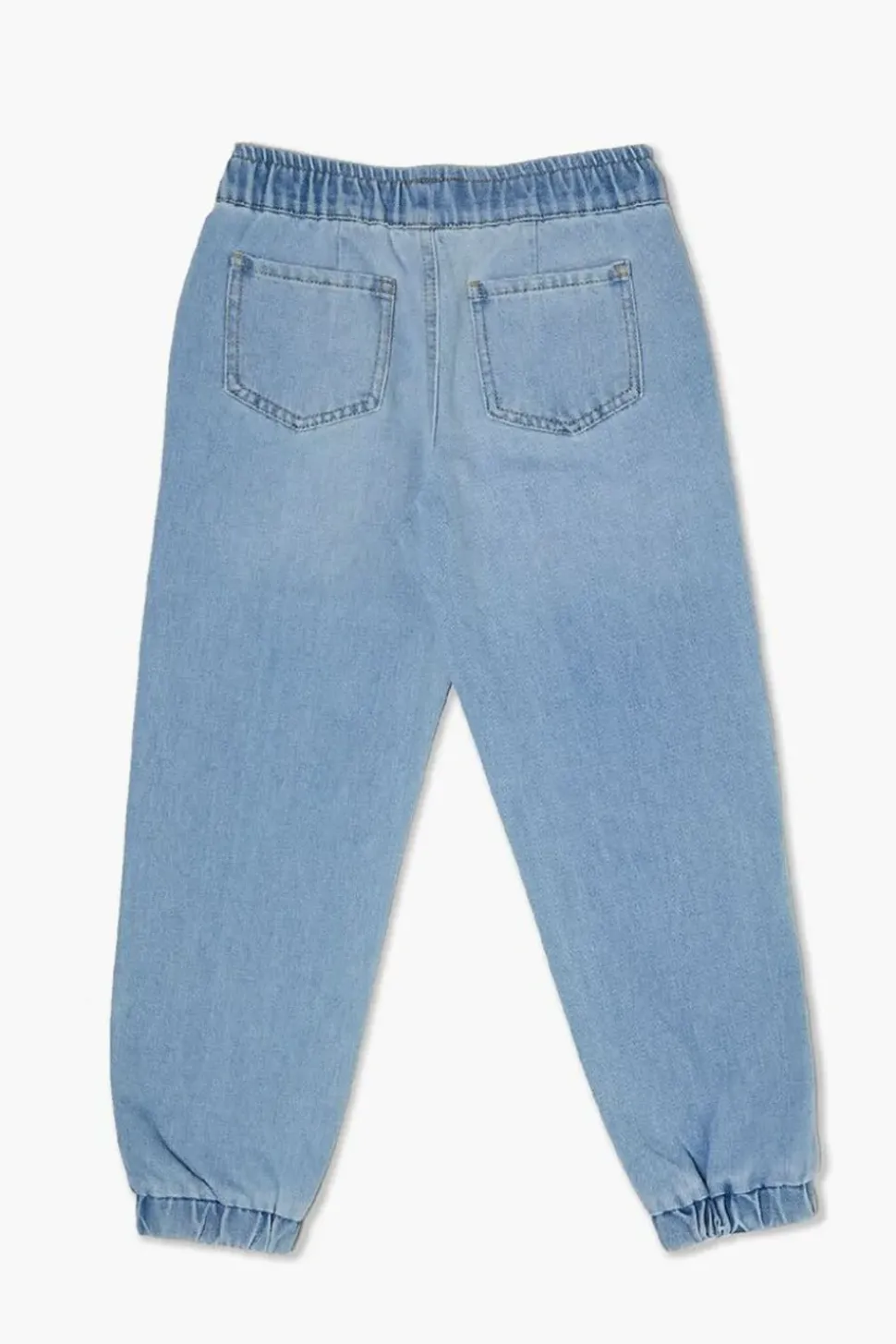 Kids Denim Drawstring Joggers (Girls + Boys)