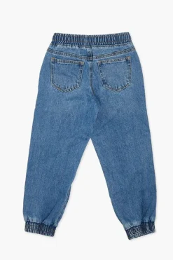 Kids Distressed Denim Joggers (Girls + Boys)