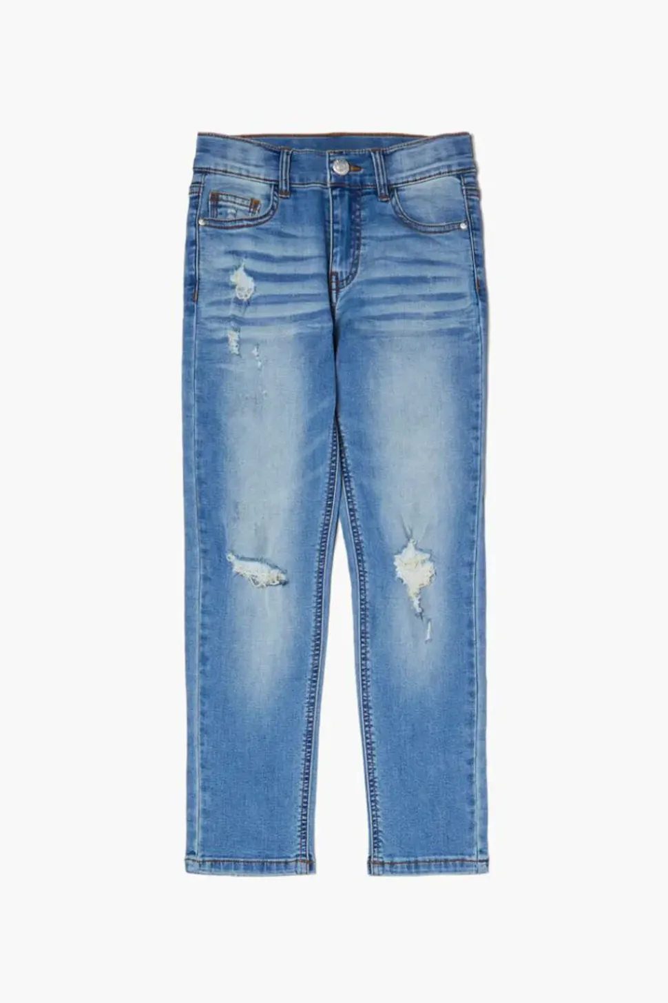 Kids Distressed Slim-Fit Jeans (Girls + Boys)