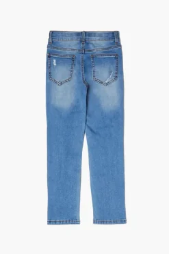 Kids Distressed Slim-Fit Jeans (Girls + Boys)