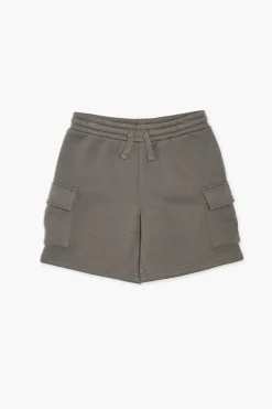 Kids Fleece Cargo Shorts (Girls + Boys)