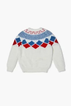 Kids Fuzzy Geo Sweater (Girls + Boys)