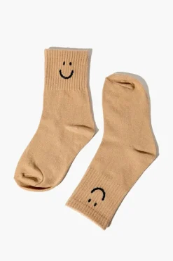 Kids Happy Face Graphic Crew Socks (Girls + Boys)