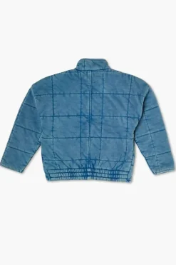 Kids Quilted Zip-Up Jacket (Girls + Boys)
