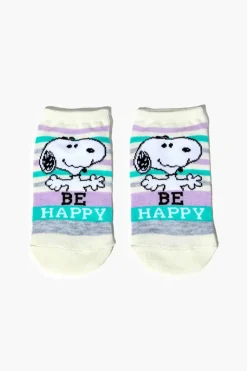 Kids Snoopy Ankle Sock Set - 3 Pack (Girls + Boys)