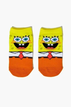 Kids Spongebob Squarepants Ankle Sock Set - 3 Pack (Girls + Boys)