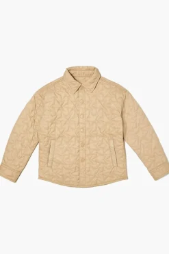 Kids Star Quilted Bomber Jacket (Girls + Boys)