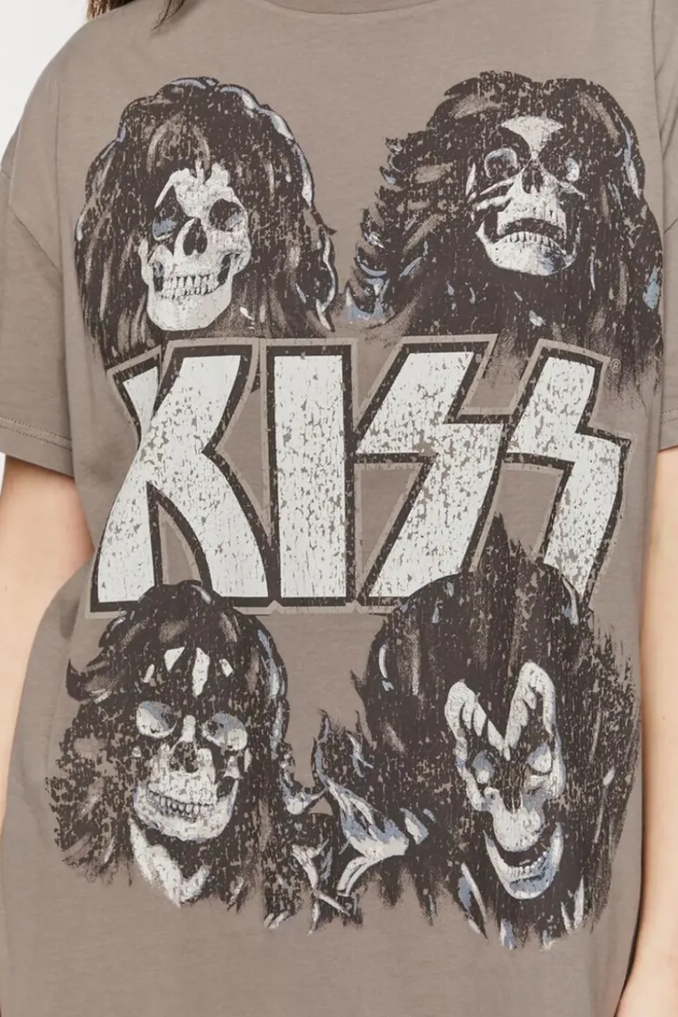 Kiss Graphic T-Shirt Dress