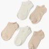 Knit Ankle Socks - 5 Pack