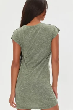 Knotted Mini T-Shirt Dress