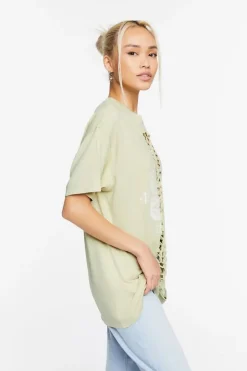 Knotted Motorcyle Graphic Tunic