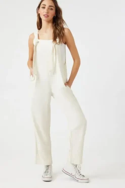 Knotted Twill Overalls