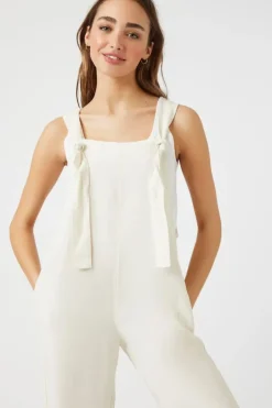 Knotted Twill Overalls