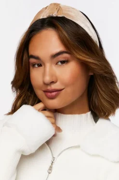 Knotted Velour Headband