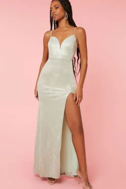 Lace-Back Sweetheart Gown