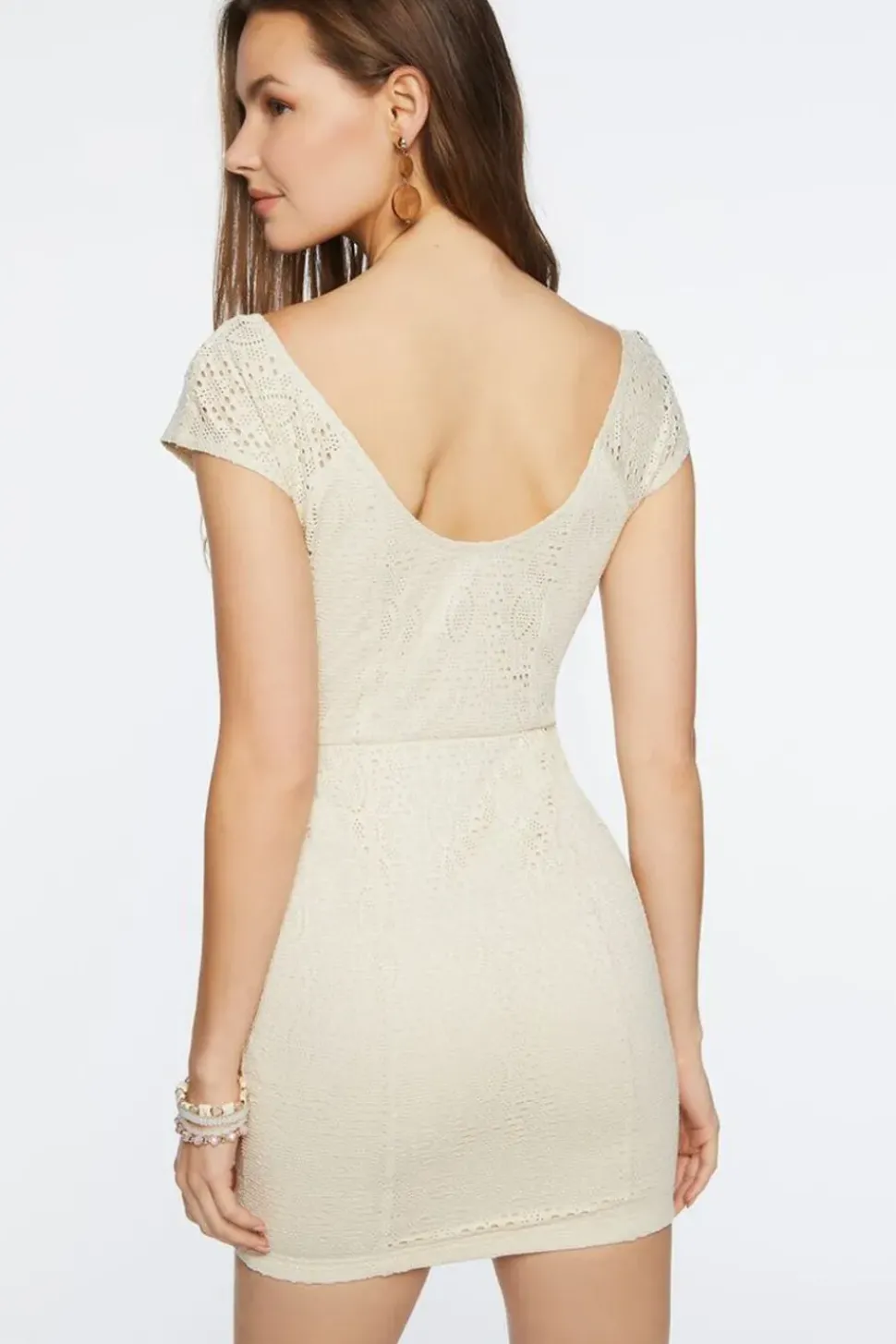 Lace Bodycon Mini Dress