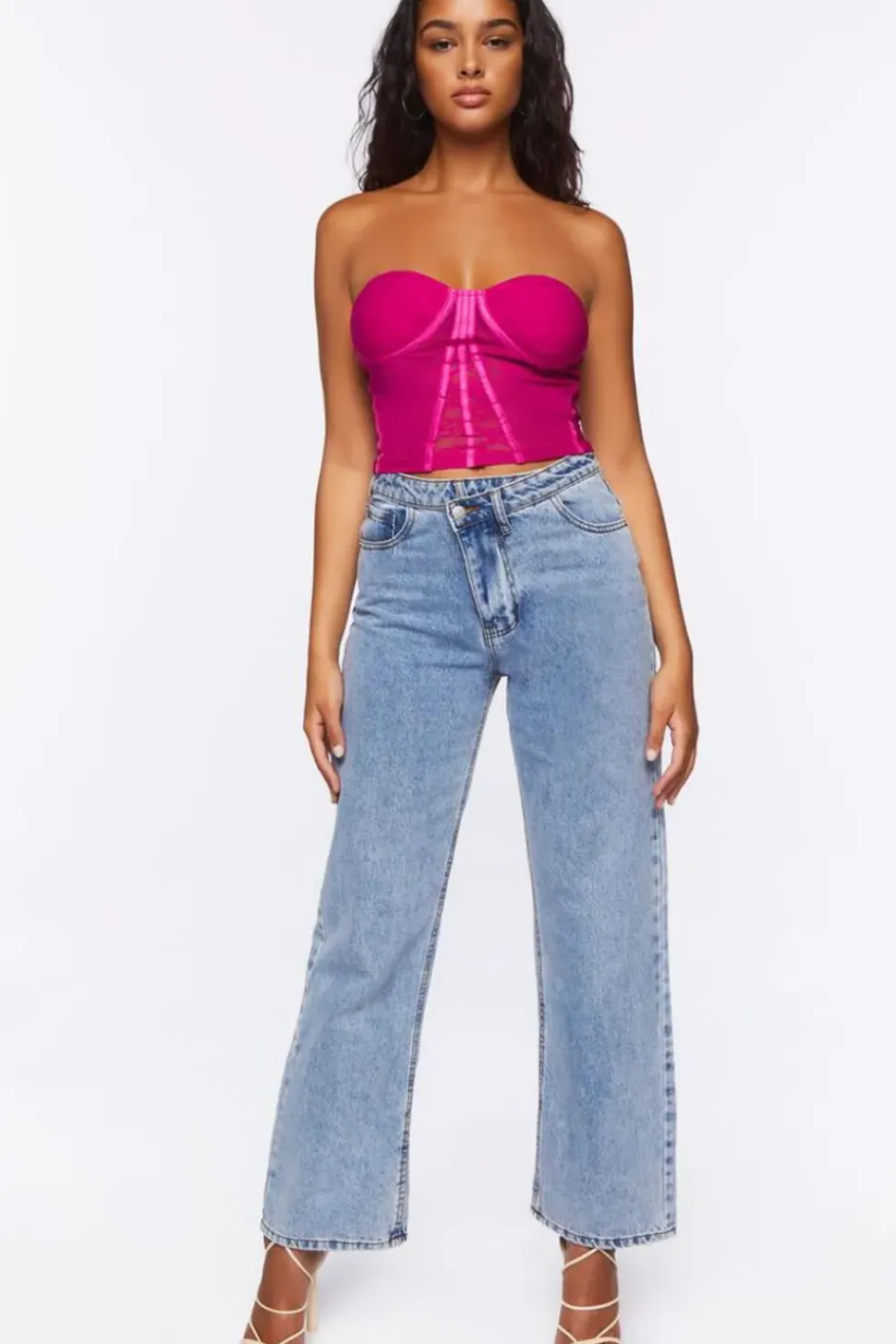 Lace Bustier Tube Top