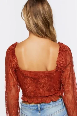 Lace Corset Crop Top