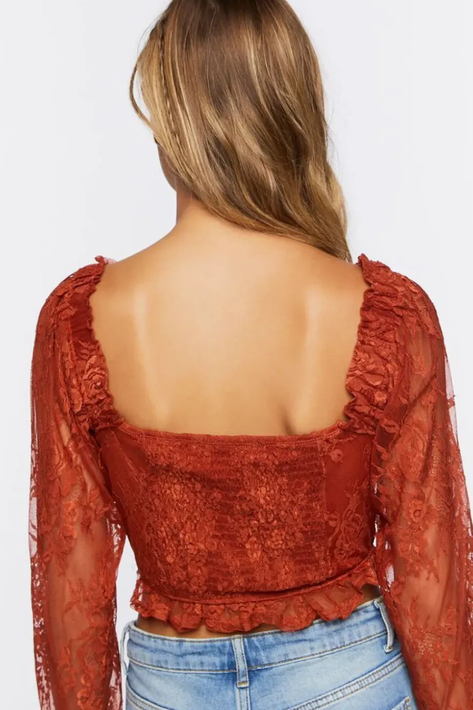 Lace Corset Crop Top