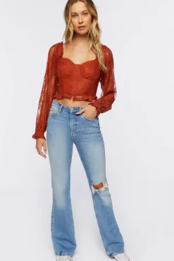 Lace Corset Crop Top
