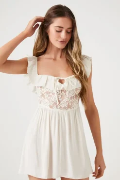 Lace Flounce Nightie