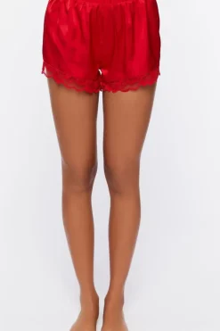 Lace-Trim Cami & Shorts Pajama Set