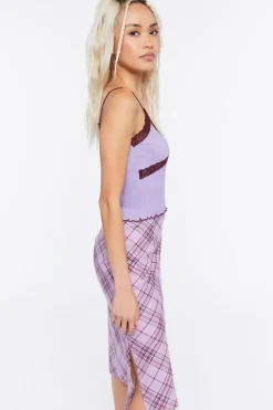 Lace-Trim Lettuce-Edge Cami