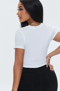 Lace-Up Crew Tee
