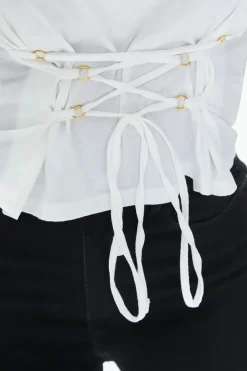 Lace-Up Crew Tee