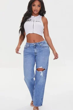 Lace-Up Dept Of Drama Tank Top
