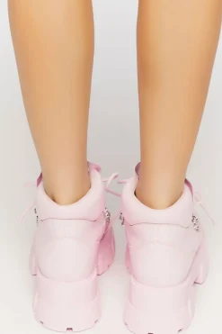 Lace-Up Lug Sole Ankle Booties