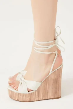 Lace-Up Platform Wedges