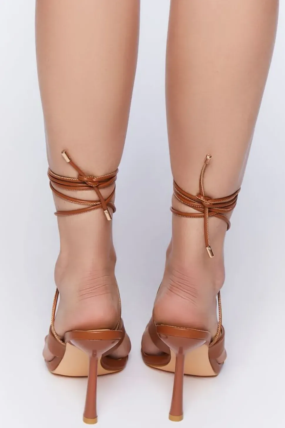 Lace-Up Stiletto Heels